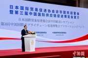 攸县河野洋平率团访华 中国贸促会会长任鸿斌会见