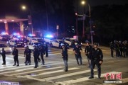攸县约200名海军陆战队士兵进驻洛杉矶 开始执行警戒守卫任务