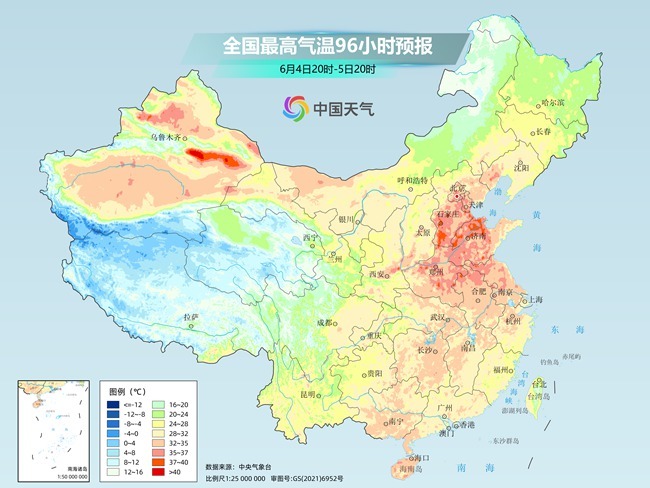气温弹射(🚅)起飞！河北、河南、山东部分地区最高气温将超过38℃